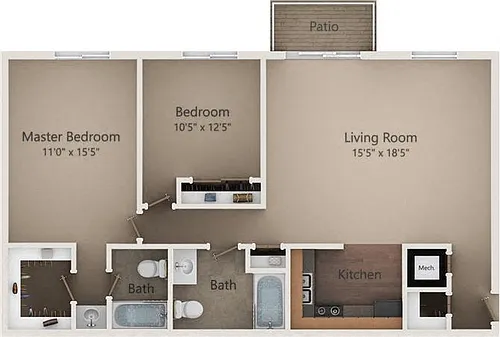 Floor plan The Oak I