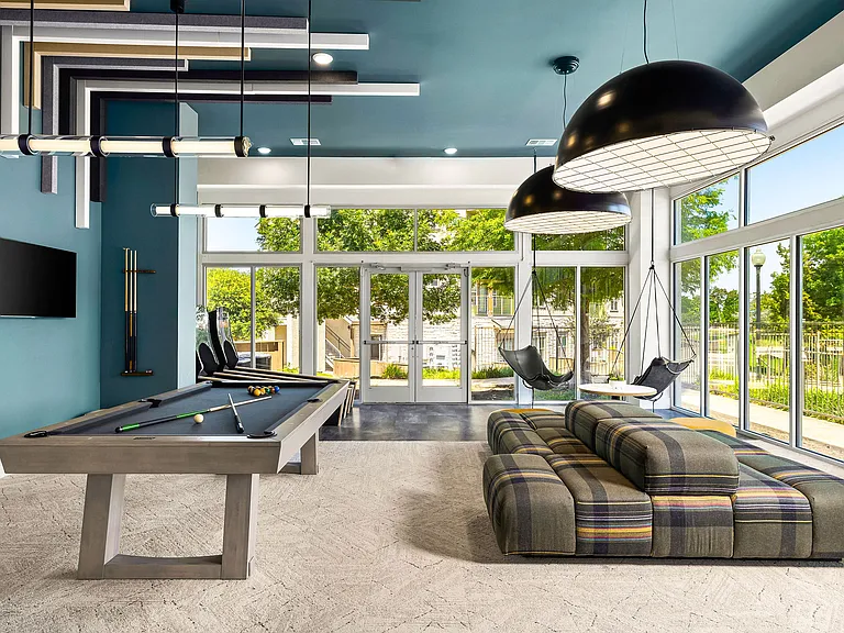24-Hour Gaming Lounge with Billiards and Skeeball Machine