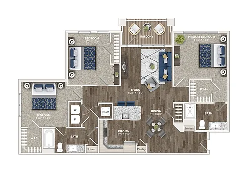 Floor plan C1