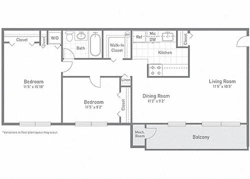 Floor plan Huntington