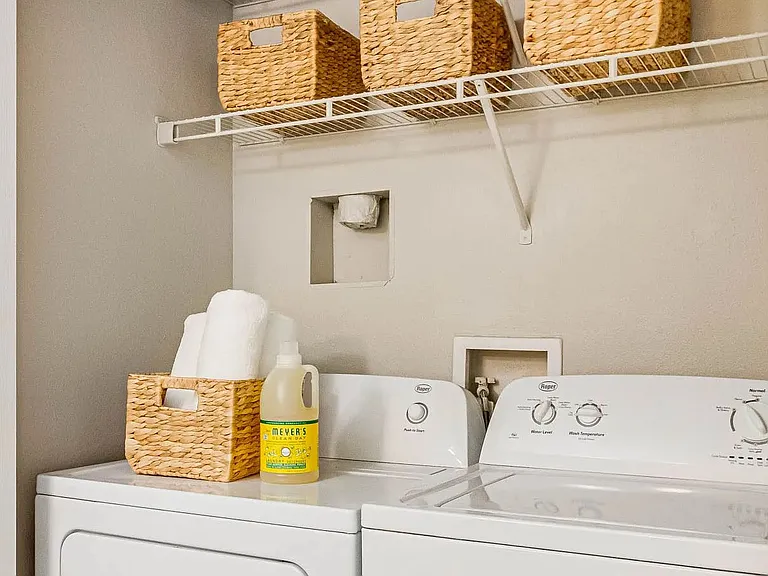 Convenience at your fingertips with a full-sized washer and dryer in every apartment!