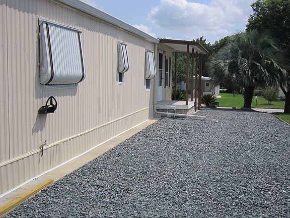 New gutter and awnings