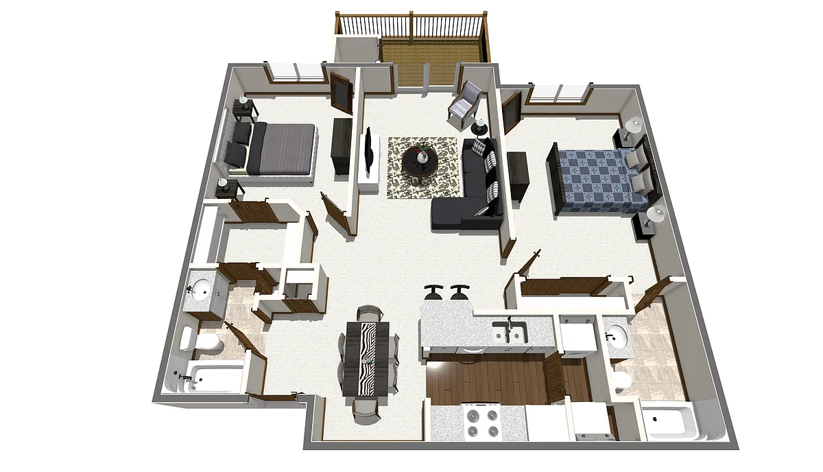 Floor plan The Newbury
