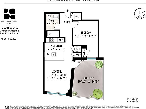 2nd image of 540 Graham Ave Penthouse 2
