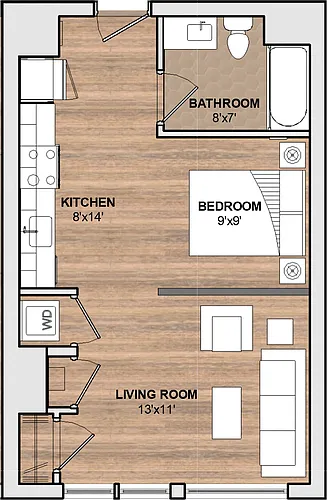 Floor plan 221 B