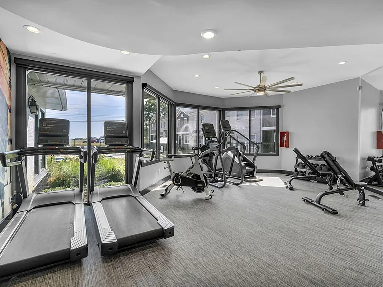 Fitness Center with Cardio Equipment