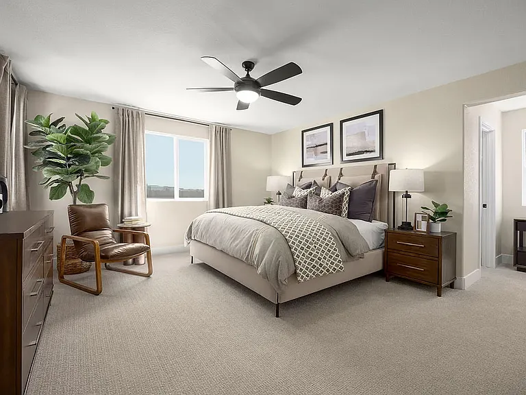 Master Bed Room - Model House