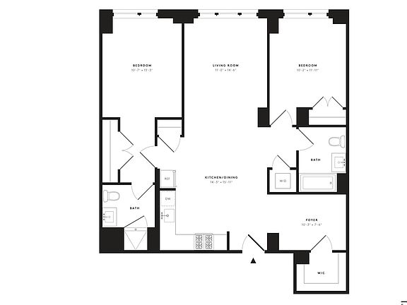2nd image of 535 W 43rd St #8G