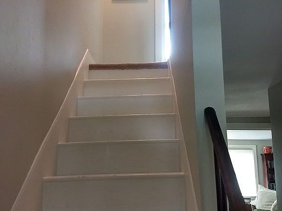 Staircase from front door