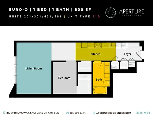 Floor plan 1x1 Euro-Q