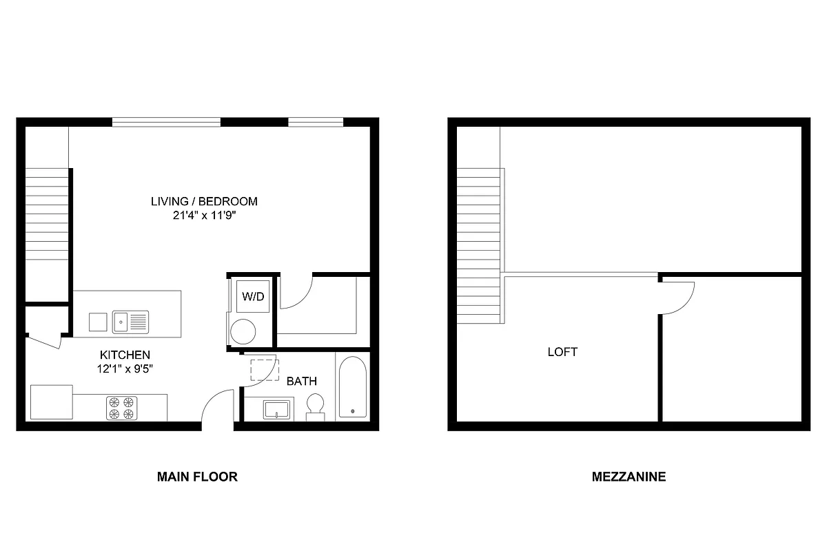Floor plan Plan R: Loft Collection