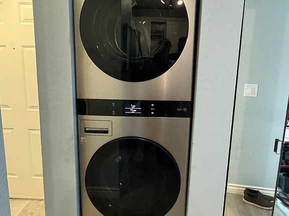Upgraded quiet washer and dryer