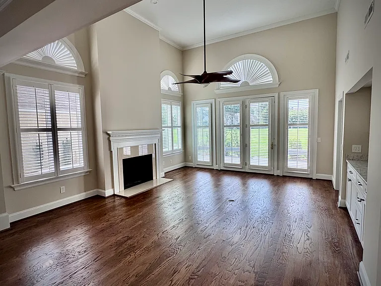 Open dining and living room
