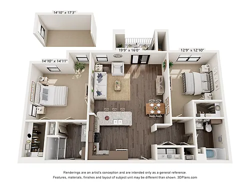 Floor plan B6