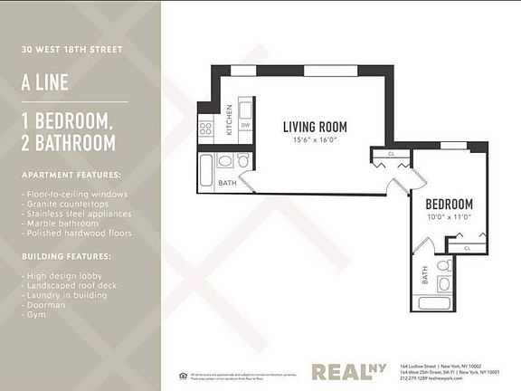 2nd image of 30 W 18th St APT 16A