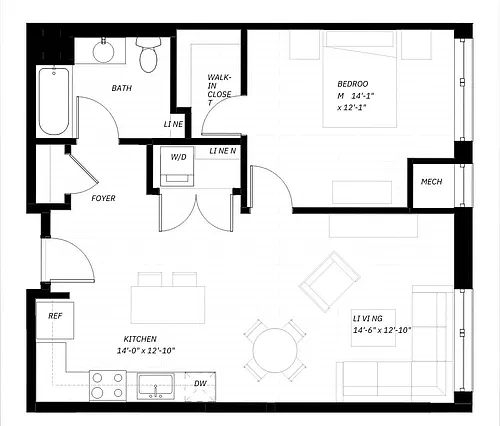 Floor plan A10