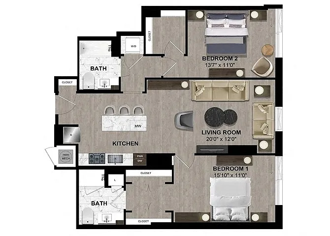 Floor plan B15