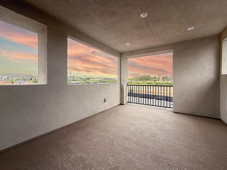 Enclosed Patio with Unobstructed Views