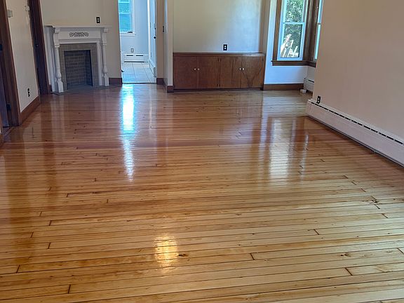 Open concept dinning room and living room