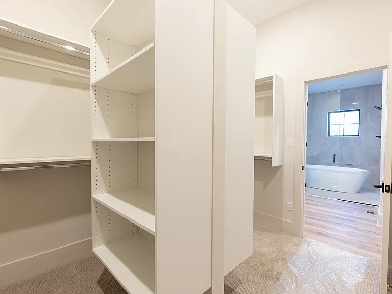 Master walk-in his/hers closet. Master bathroom access.