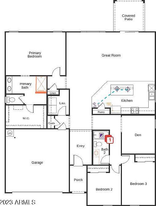 2nd image of 1410 E Mark Court
