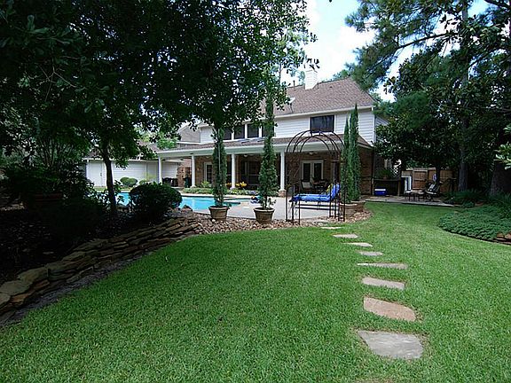Industrial pool heater recently installed, separate seating & living areas in backyard