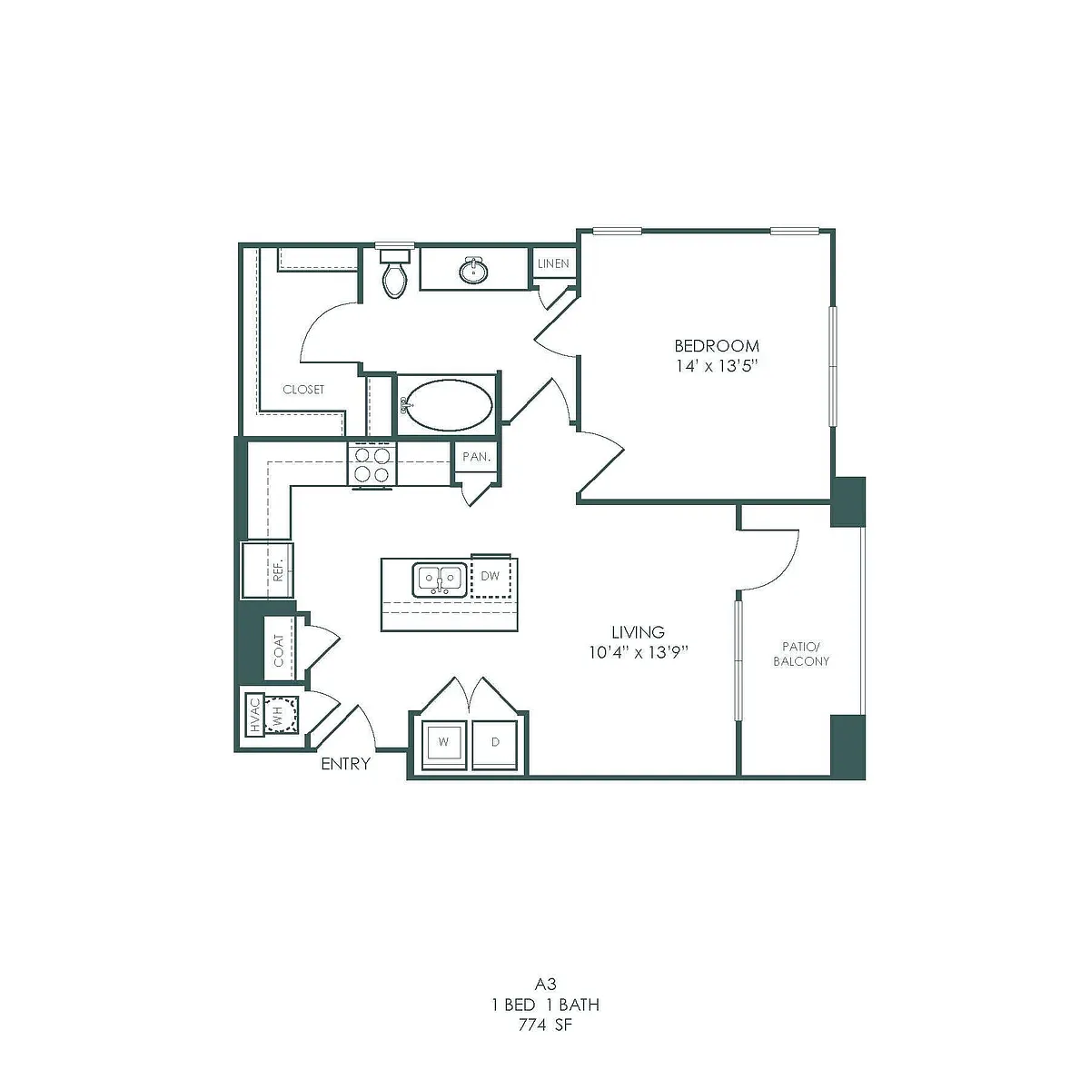 Floor plan A3- Attainable