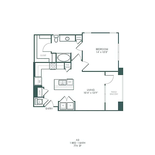Floor plan A3- Attainable