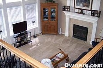 Living Room - looking down from Kitchen