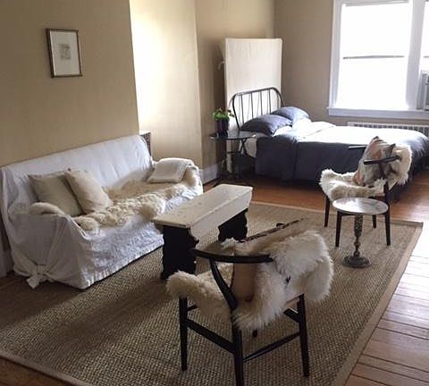 Studio has lots of windows for natural sun light!