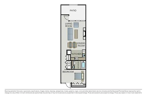 Floor plan Plan 1A