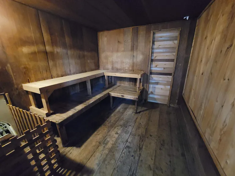 Spa room connected with the rooftop lounge