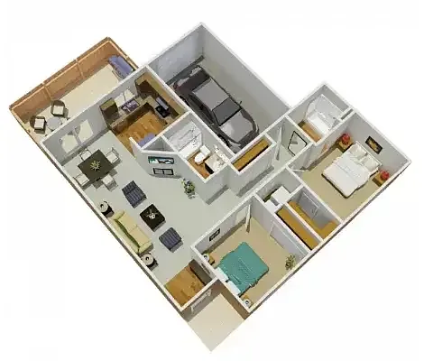 Floor plan The Bungalow