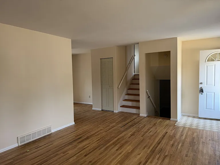 Looking into dining room