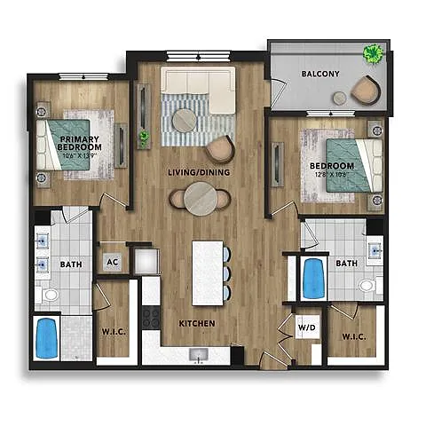 Floor plan B3