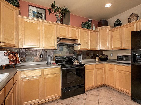 Custom slate backsplash!