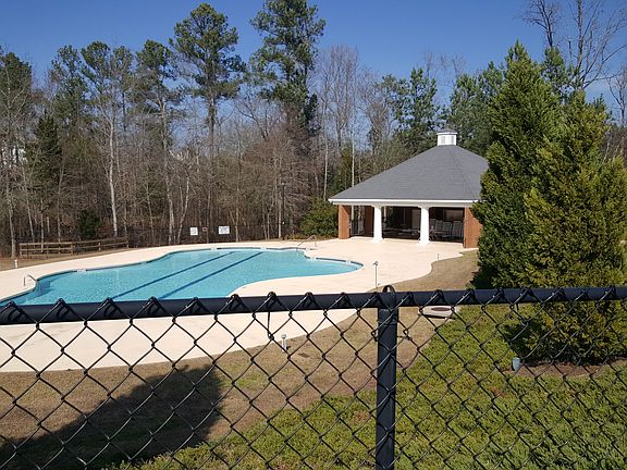 Next to community pool