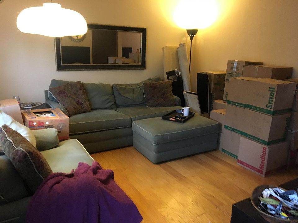 Living room, as seen from the front entry.
