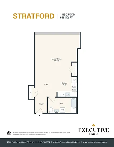 Floor plan The Stratford