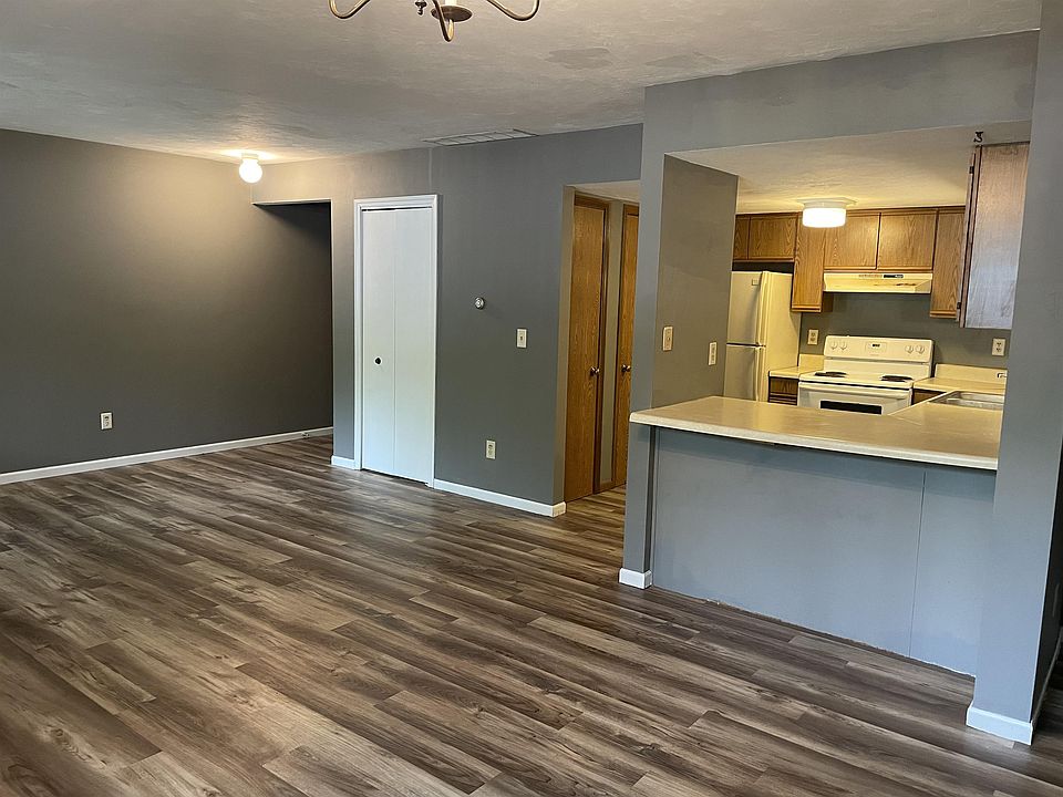 Living room facing the kitchen