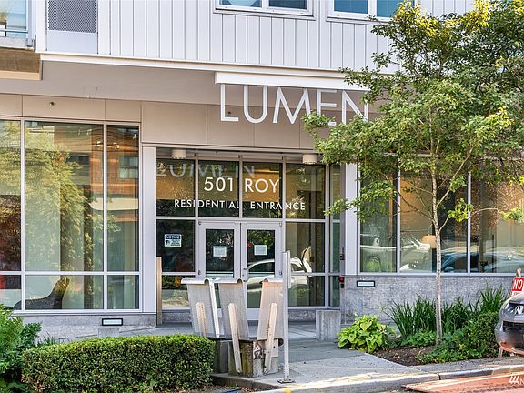 Directly across from the Seattle Center>