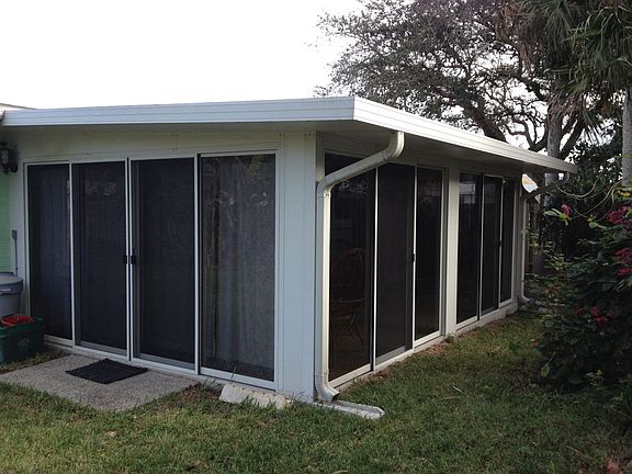 Glassed in patio