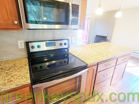 Electric range and microwave oven