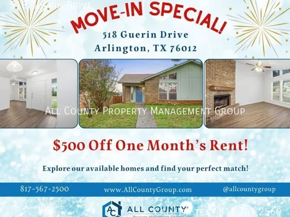 518 Guerin Dr, Arlington, TX 76012
