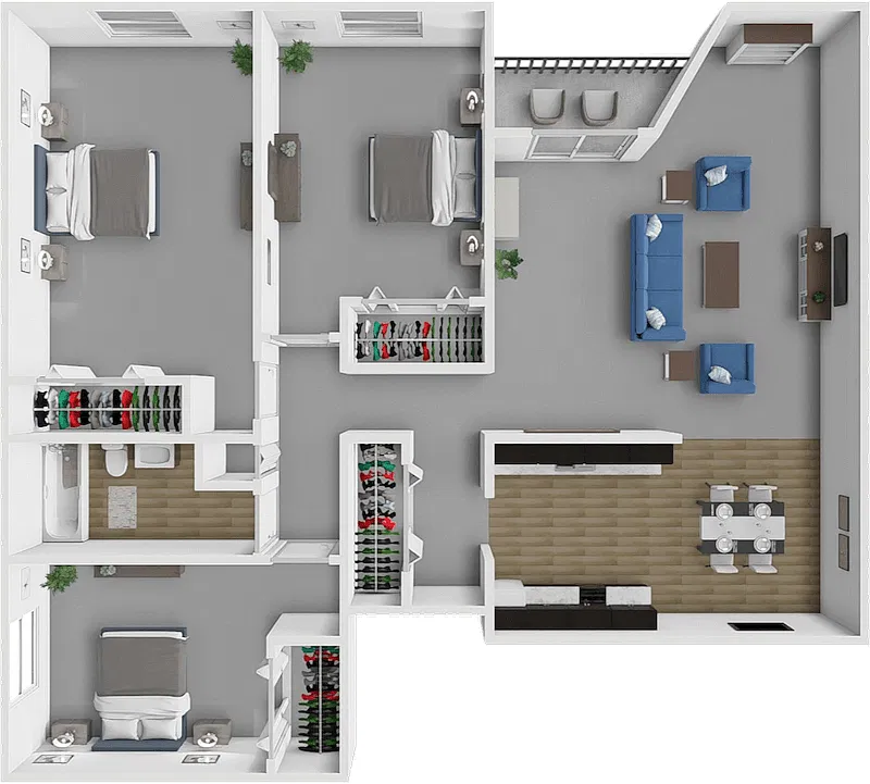 Floor plan Clemens