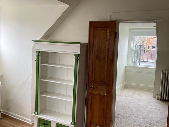 Storage unit in kitchen.