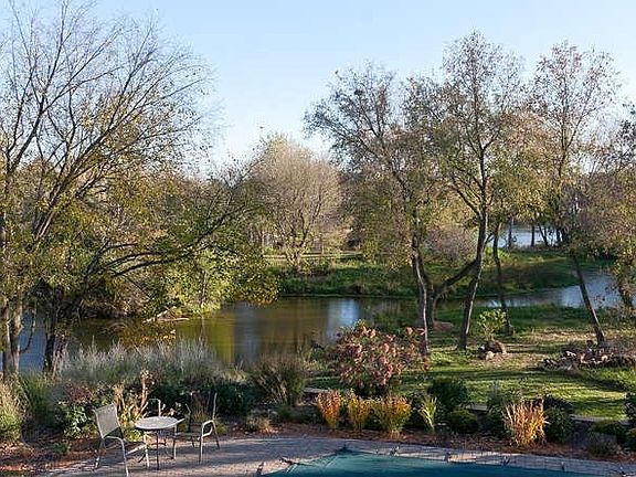 Spectacular pond views