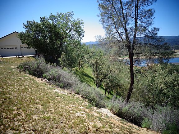 downslope section of lot