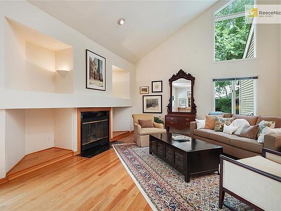 Formal living room with fabulous built-ins and incredible windows