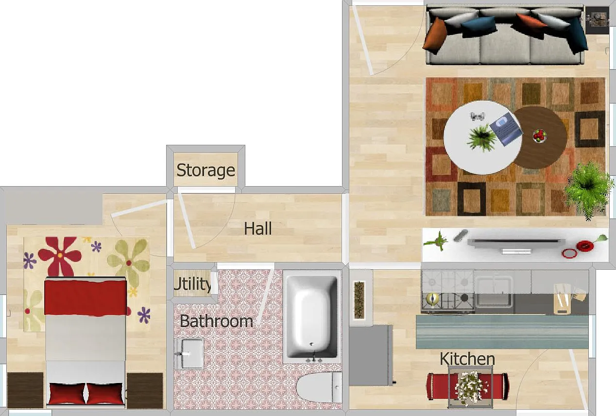 1 bed, 460 sqft, $800 — Photo 3